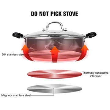 Stainless Steel Yuanyang Shabu Hot Pot with Divider