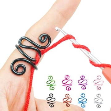 Adjustable Handmade Crochet Tension Ring - Perfect Gift for Knitters