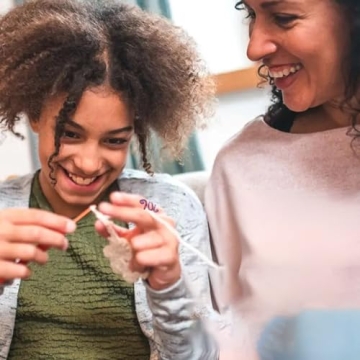 Handmade Crochet Tension Ring for Yarn Control