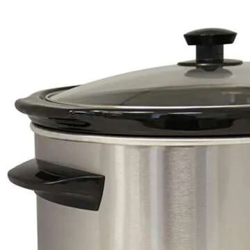 West Bend Manual Slow Cooker with 6-Quart Ceramic Pot