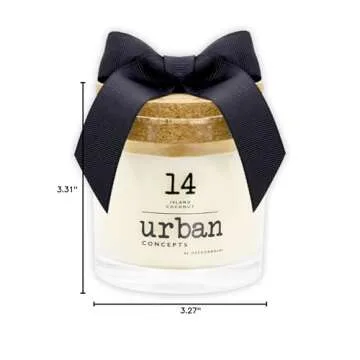 Urban Concepts Island Coconut Highly Scented Soy Candle