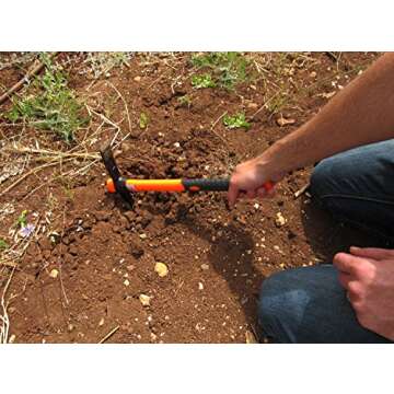 TABOR TOOLS 15" Pick Mattock for Gardening and Excavations