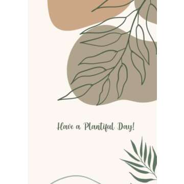 HAVE A PLANTIFUL DAY JOURNAL - Houseplant Care Guide and Trackers by My Wasteless Life: Plant light ...