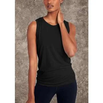 Mippo Women's Open Back Workout Tank Top for Yoga Fitness