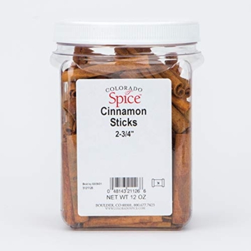 Colorado Spice Whole Cinnamon Sticks for Flavor and Freshness