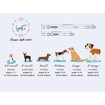 Unique style paws Easter Dog Collar, Holiday Bunny Eggs Dog Collar Bowtie, Pet Collar Bow for Small Medium Large Dogs