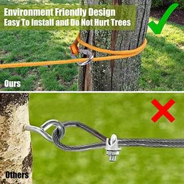 HQQNUO Heavy Duty Dog Tie Out System for Large Dogs