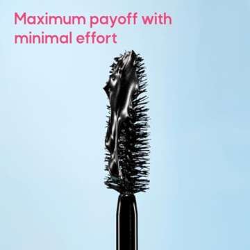 Almay Mascara, Volume, Length, Definition & Conditioning, Multi-Benefit Eye Makeup, Hypoallergenic and Fragrance-Free, 501 Blackest Black