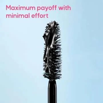 Almay Mascara, Volume, Length, Definition & Conditioning, Multi-Benefit Eye Makeup, Hypoallergenic and Fragrance-Free, 501 Blackest Black