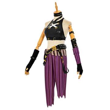 Women Cosplay outfit Cosplay Costume with 10 Accessories for personalized anime game parties