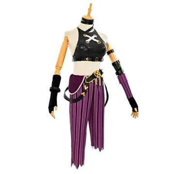 Women Cosplay outfit Cosplay Costume with 10 Accessories for personalized anime game parties