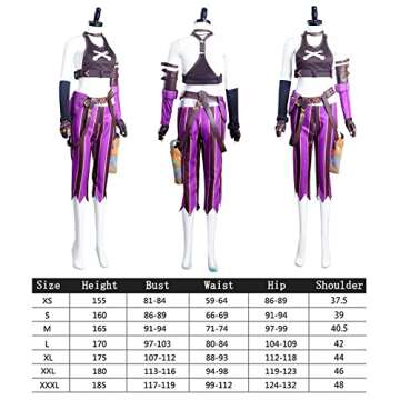 Women Cosplay outfit Cosplay Costume with 10 Accessories for personalized anime game parties