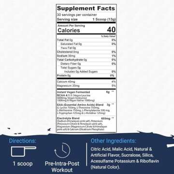 Gaspari Nutrition Proven EAAs, Vegan Fermented EAAs, Enhances Recovery & Replenishes Electrolytes, N...