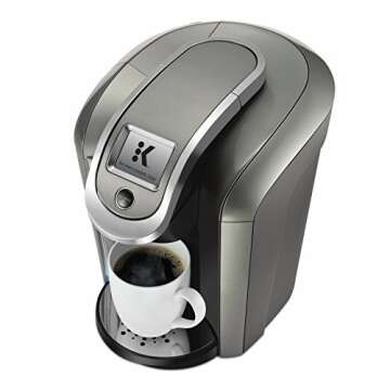 Keurig K575 Coffee Maker, Single Serve K-Cup Pod Coffee Brewer, Programmable Brewer, 80 ounces, Platinum