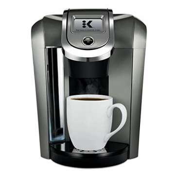 Keurig K575 Coffee Maker, Single Serve K-Cup Pod Coffee Brewer, Programmable Brewer, 80 ounces, Platinum