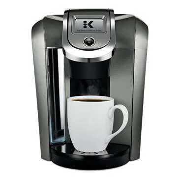 Keurig K575 Coffee Maker, Single Serve K-Cup Pod Coffee Brewer, Programmable Brewer, 80 ounces, Platinum