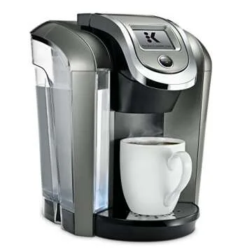 Keurig K575 Coffee Maker, Single Serve K-Cup Pod Coffee Brewer, Programmable Brewer, 80 ounces, Platinum