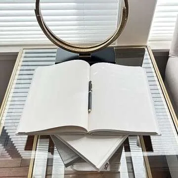 Decorative Book Set | Set of 3 Real Linen Covered Book Set | Extra Large Fashion Designer Books | Coffee Table Decor | Shelves/Mantle Decor | Modern Home Decoration