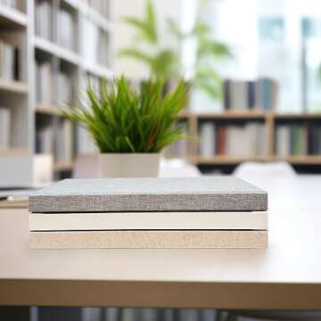 Decorative Book Set | Set of 3 Real Linen Covered Book Set | Extra Large Fashion Designer Books | Coffee Table Decor | Shelves/Mantle Decor | Modern Home Decoration