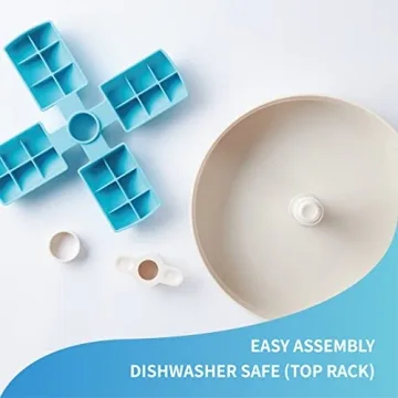 Interactive Spin Slow Feeder Bowl for Dogs - Fun & Healthy