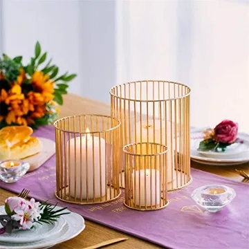 Sziqiqi Decorative Candle Holder Set for Home Elegance