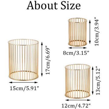 Sziqiqi Decorative Candle Holder Set for Home Elegance