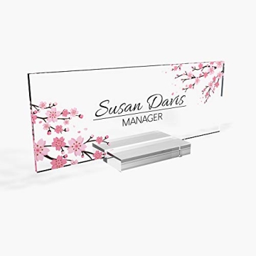 Custom Name Plate Desk Decor Gift for Professionals