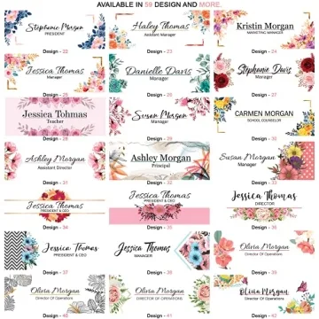 Custom Name Plate Desk Decor Gift for Professionals