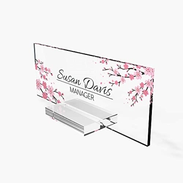 Custom Name Plate Desk Decor Gift for Professionals