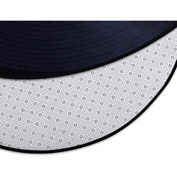 keepcute Music Record Non-Slip Round Area Rug for Home