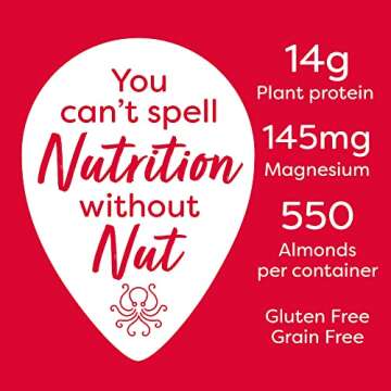 Octonuts Almond Protein Pancake and Waffle Mix, 12.7 Ounce, Made with California Almonds, 14g Plant Based Protein, Paleo Friendly, Vegan, Grain and Gluten Free