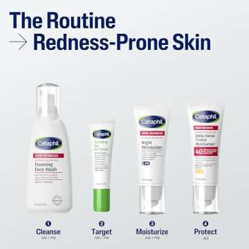 Cetaphil Redness Relieving Foaming Face Wash for Sensitive Skin