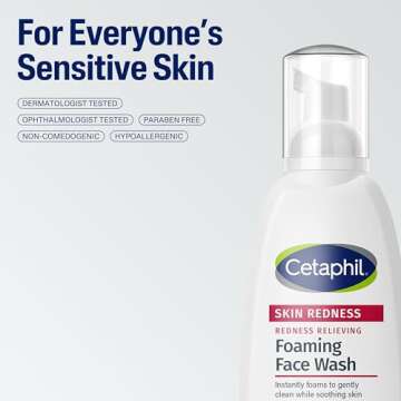 Cetaphil Redness Relieving Foaming Face Wash for Sensitive Skin