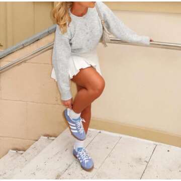 KIGRAD Womens Cropped Cardigan - Trendy Fall Knitwear