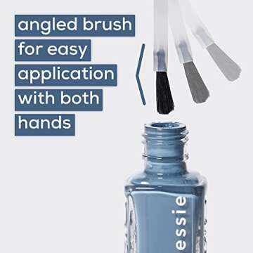 Essie expressie, Quick-Dry Nail Polish, 8-Free Vegan, Blue Toned Red, Seize The Minute, 0.33 fl oz