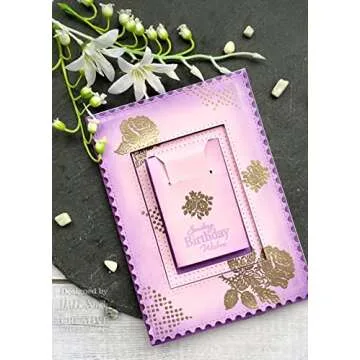 CREATIVE EXPRESSIONS Clear Stamp Set TMLSS Rose, Transparent