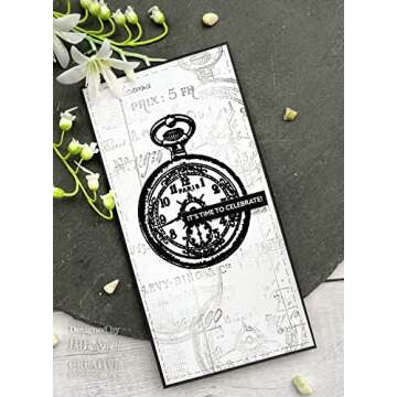 CREATIVE EXPRESSIONS Clear Stamp Set TMLSS Rose, Transparent
