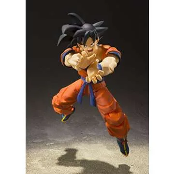 TAMASHII NATIONS - Dragon Ball Z - Son Goku -A Saiyan Raised on Earth-, Bandai Spirits S.H.Figuarts Action Figure