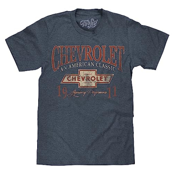 Tee Luv Chevrolet Classic T-Shirt - Vintage Chevy 1911 Design (XXL)