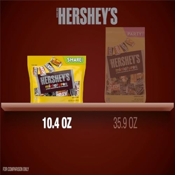 HERSHEY'S Miniatures Assorted Chocolate Pack 10.4 oz