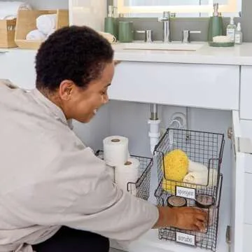 iDesign Classic Storage Basket for Home Organization