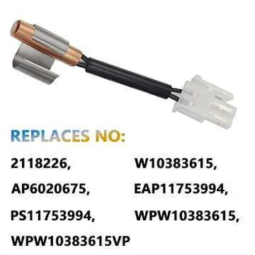Sikawai W10383615 Refrigerator Thermistor for Whirlpool