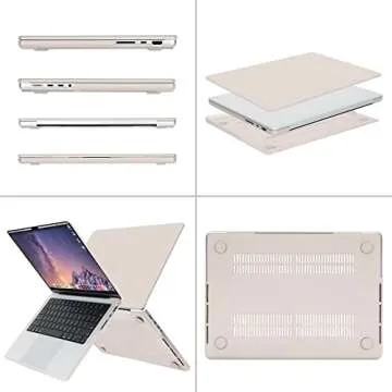 MOSISO Compatible with MacBook Pro 14 inch Case 2025 2024 2023 2022 2021 M4 M3 M2 M1 A3112 A3185 A3401 A2918 A2992 A2779 A2442 Pro Max Chip, Plastic Hard Shell Case Cover&Keyboard Cover, Rock Gray