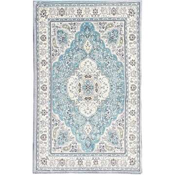 IOHOUZE Boho Runner Rug, 2x6 Vintage Kitchen Rugs Distressed Carpet Runner Washable Non-Slip Hallway...