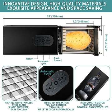 Fstcrt Electric French Fry Cutter - Professional and Efficient