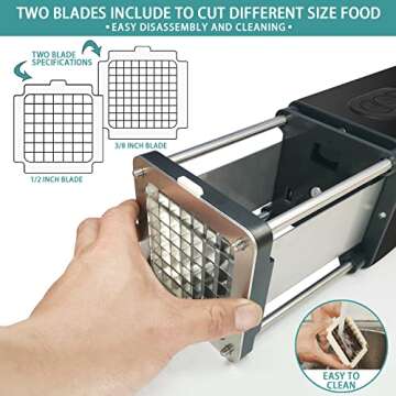 Fstcrt Electric French Fry Cutter - Professional and Efficient