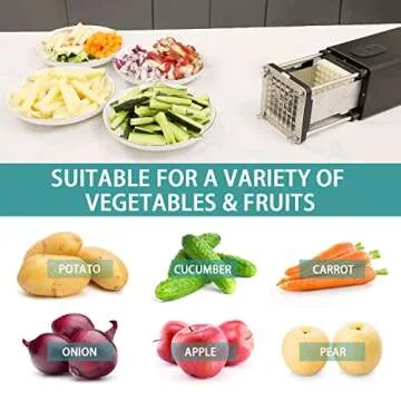 Fstcrt Electric French Fry Cutter - Professional and Efficient