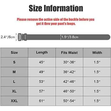 FAIRWIN Tactical Belt, Military Style Webbing Riggers Web Belt Heavy-Duty Quick-Release Metal Buckle (Green, S 30"-36")