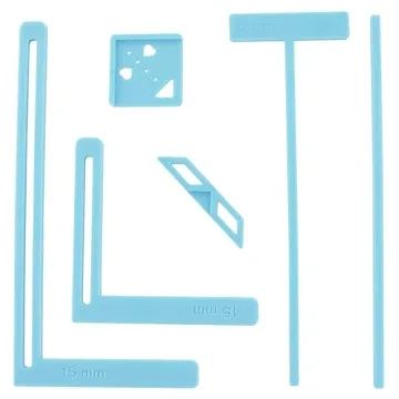 UPTTHOW 6Pcs Bookbinding Easy Scrapbooking Tool Kit for Starters - Versatile & Functional