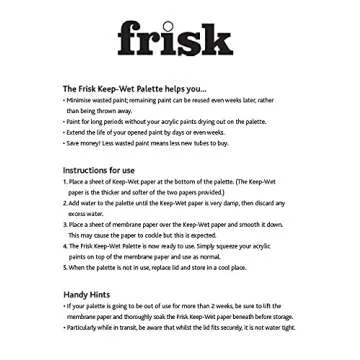 Frisk Acrylic Keep-Wet Palette for Artists of All Levels